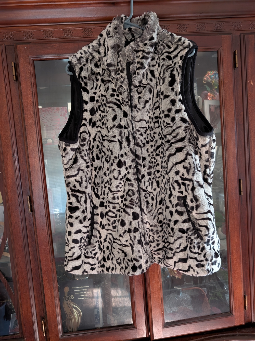 Coldwater Creek Fur Vest